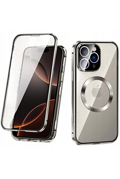 ERBORD Husă DUAL GLASS pentru iPhone 16 Pro Max, compatibilă Magsafe, cu prot...