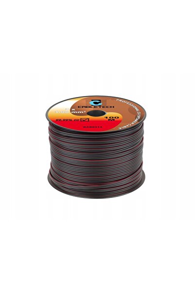 Cabletech Cablu difuzor cupru 2x1mm² 100m