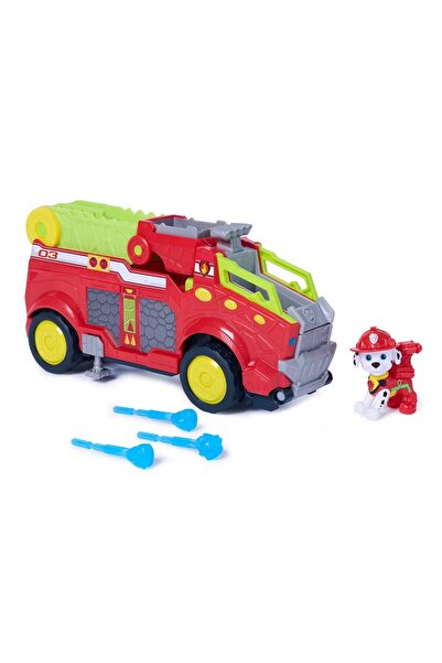 Rescue PAW Patrol Wheels Dino Marshall İtfaiye Aracı - Su Fırlatıcılı ve Figü...