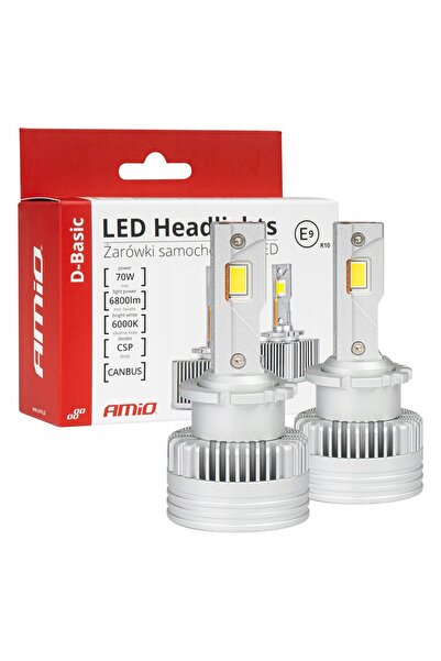 AMIO Becuri LED D-Basic D2S D2R canbus 70W 6000K 6800LM