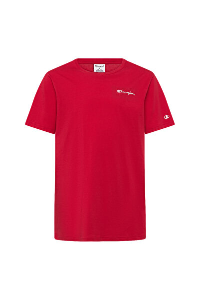 Champion Kırmızı Erkek Çocuk Bisiklet Yaka T-Shirt 307323-BS220-CUE Heritage
