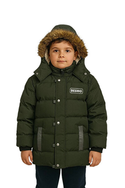 CUBBUX Boys' Winter Coat Water-Repellent Cold-Proof Fur-Lined