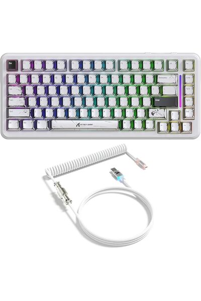 GENERAL Atack X82Pro He Magnetic Switch Gaming Keyboard, 8000Hz Adjustable Tr...