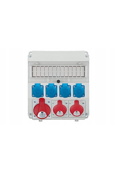 PAWBOL Distribuitor B.18.320-4 R-BOX 1x32A/5P 2x16A/5P 4x16A/250V 13 module