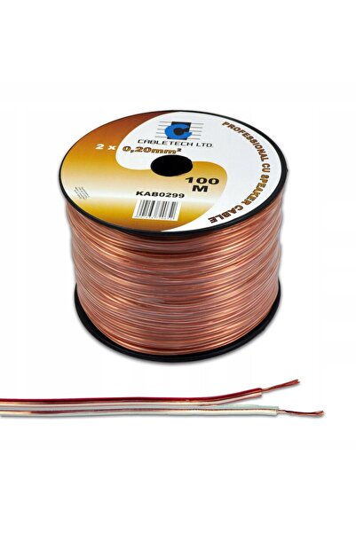 Cabletech Cablu difuzor cupru 2x4mm² 100m