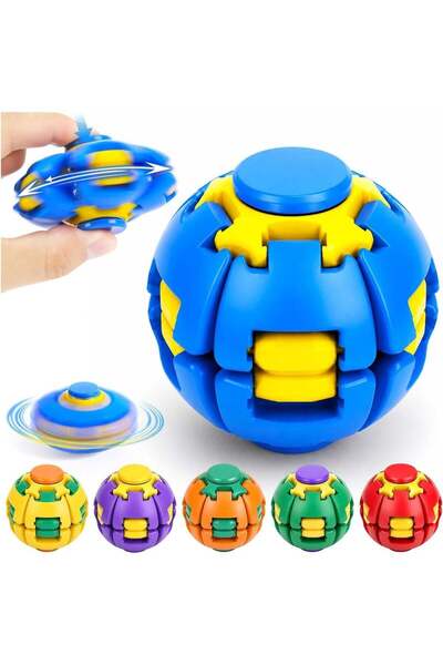 Generic Press to Spin Fidget Spinner Mini Sensory Fidget Toys Kids Autism Stress