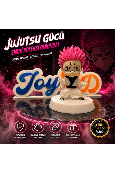 JOY 3D Anime Jujutsu Kaisen Sukuna Figürü Masa Üstü Hediyelik Dekoratif Obje ...