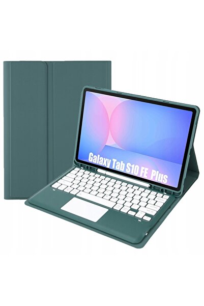 ERBORD Husă cu tastatură Bluetooth și touchpad pentru Samsung Galaxy Tab S10 FE+