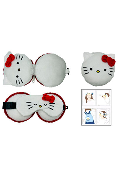SANRIO Hello Kitty travel cushion + mask