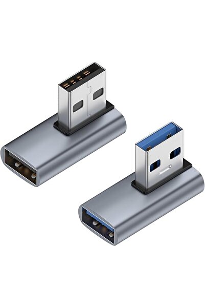 GENERAL USB 3.2 180 Degree Adapter USB a Male to Female Extension Connector 1...