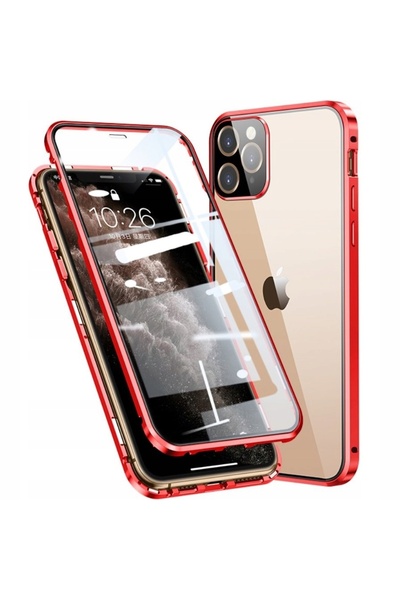 XGSM Husă magnetică DUAL GLASS pentru iPhone 12 Pro