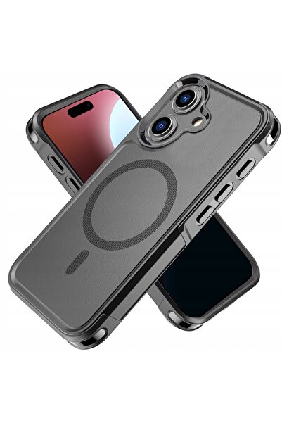 ERBORD Carcasă blindată pentru iPhone 16 Plus, compatibilă MagSafe, husă, car...