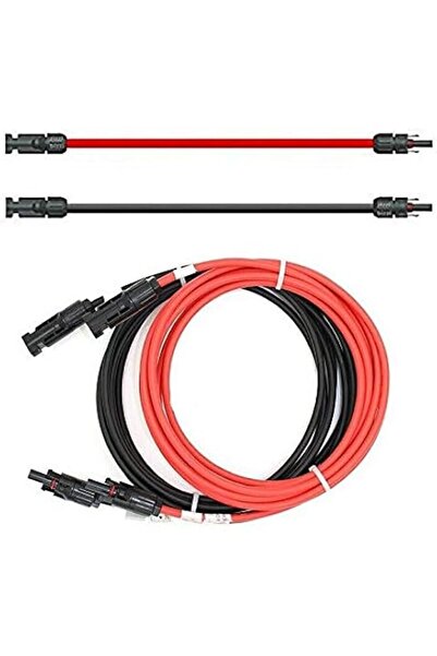 OEM Ηλιακό καλώδιο 4mm 7.5 μ. Κόκκινο / 6 μ. Μαύρο, με βύσματα MC4, για εσωτε...