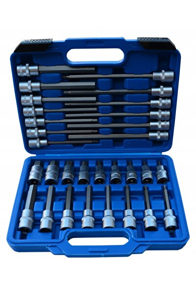 SATRA Set chei imbus HEX 30 bucăți, tijă de 1/2, 5-19mm