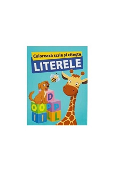 OEM Carte educativă A4 "Colorează și scrie literele" - 10F