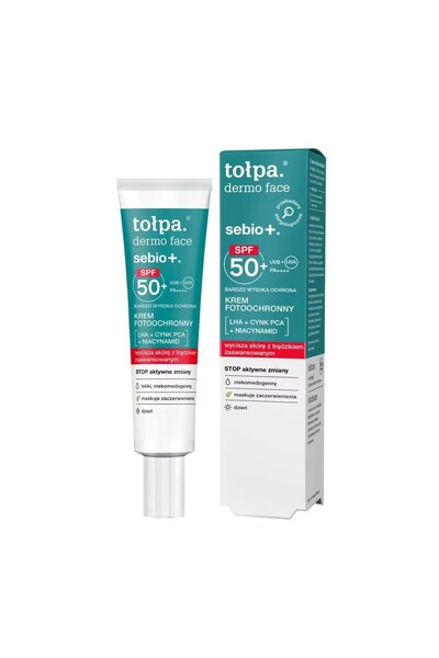 Tołpa Dermo Face Sebio Cremă de zi fotoprotectoră SPF50 40ml
