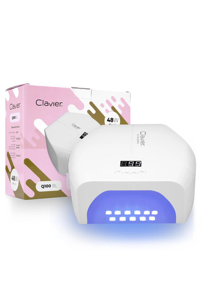 Clavier Lampă de manichiură Q100 UV/LED 48W - Albă