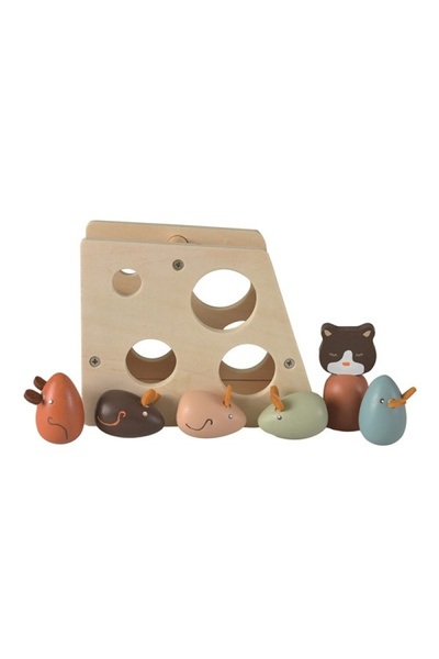 Egmont Toys Joc de stivuire cu brânză, pisică și șoareci