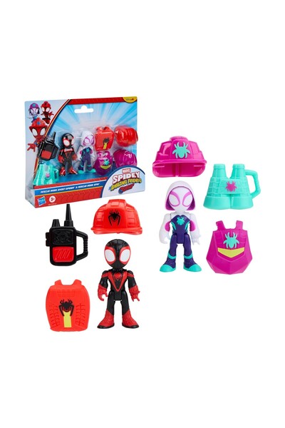 Hasbro Μάρβελ Σπάιντι Ιστοί Διάσωσης Φιγούρες Μάιλς Μοράλες & Γκοστ-Σπάιντερ ...