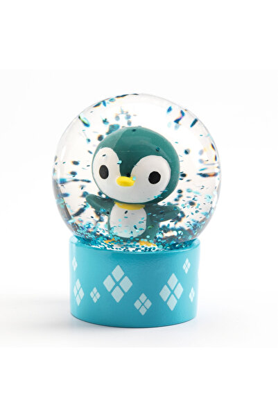 djeco Mini snow globe with character, Penguin