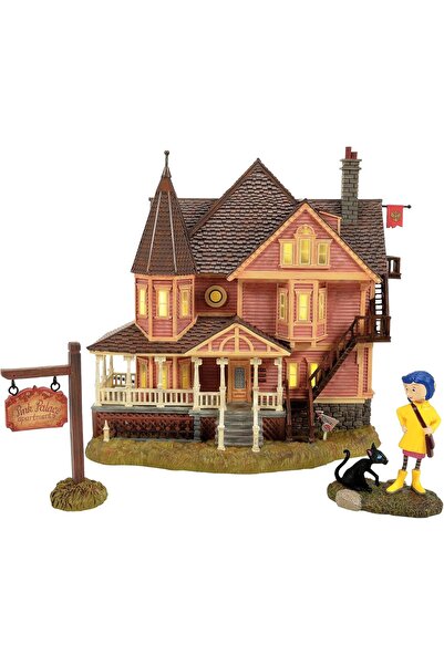 Department 56 Fright Avenue Village Coraline The Pink Palace Apartments Aydın...