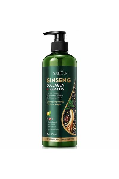 Belora Șampon cu Ginseng, Colagen și Keratină, 500 ml