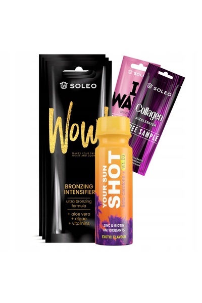 Soleo Uau! 3x15ml Ultra Bronzer pentru Bronzare + Cadouri Gratuite
