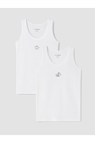 LC Waikiki Quality Parts from Çelebi Store U Roba Collar Boys' Undershirt 2-Pack