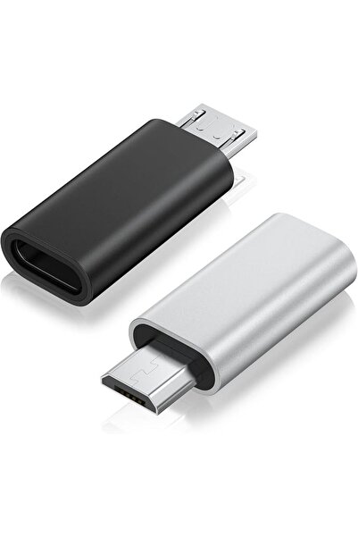 GENERAL محول مايكرو USB الى USB C، محول من النوع C انثى الى مايكرو B ذكر كيو ...