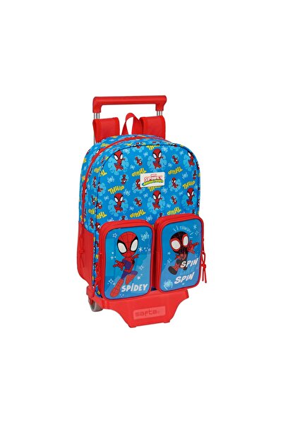 safta Spidey – Rucsac mic (34cm) cu troler (detașabil) (612662185)
