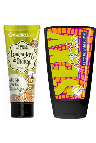 supertan Lemongrass și Portocală + Wild Tan Sexy Carrot Free