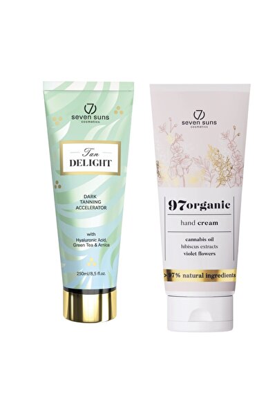 7suns Accelerator de Bronz Tan Delight pentru Bronz Întunecat 250ml + Cremă d...