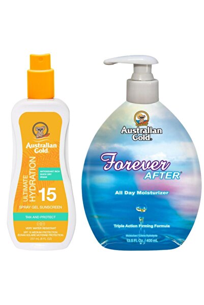 Australian Gold Spray Gel SPF15 + Forever After 400ml