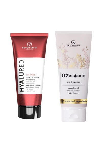 7suns HyaluRed Accelerator de Bronzare Hialuronic + Cremă de Mâini Gratuită 75ml