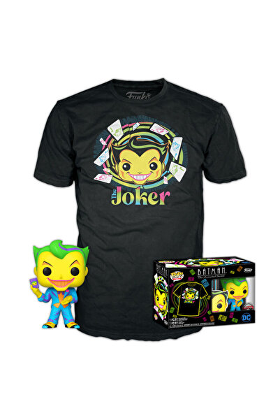 Funko Set figurină POP & Tricou DC Comics Batman Joker Exclusiv