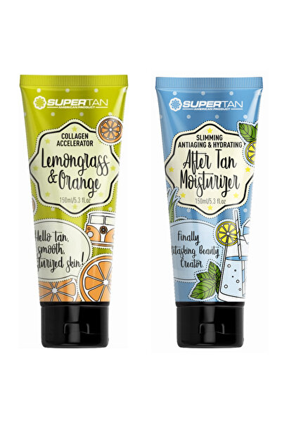 supertan Lemongrass și Portocală + After Tan Free