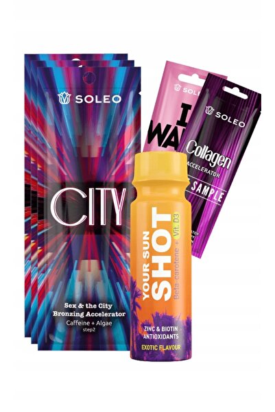 Soleo City 3x15ml Bronzer cu Accelerator de Bronz + Cadouri Gratuite