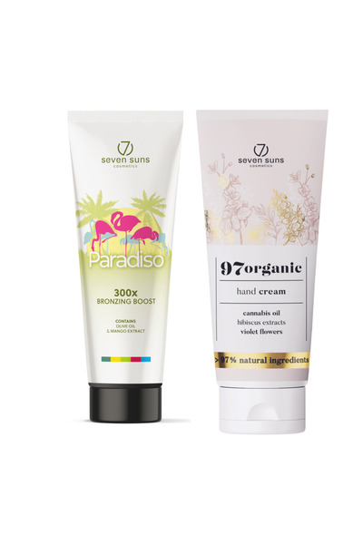7suns Paradiso Bronzer 250ml + Cremă de mâini gratuită 75ml
