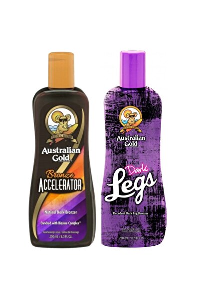 Australian Gold Accelerator de bronz + Nuanță închisă pentru picioare