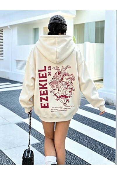 Genel Markalar Unisex Ezekiel 36:26 Sweatshirt Hoodie