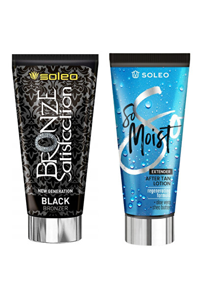 Soleo Bronzant Negru Satisfacție + Foarte Hidratant După Soare Gratuit
