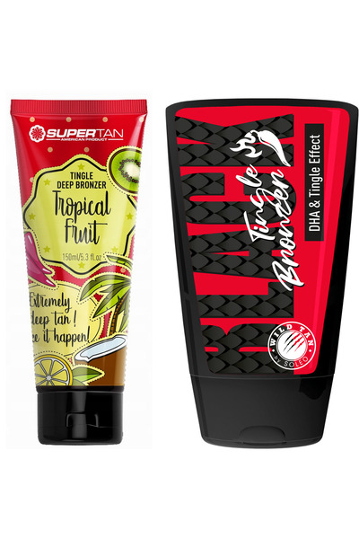 supertan Fructe Tropicale + Wild Tan Black Tingle Free