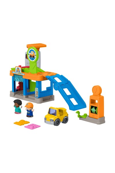 FISHER PRICE Φίσερ-Πράις Λιτλ Πίπλς: Φίλι'ν Φαν Σετ Παιχνιδιού Σταθμού Υπηρεσ...