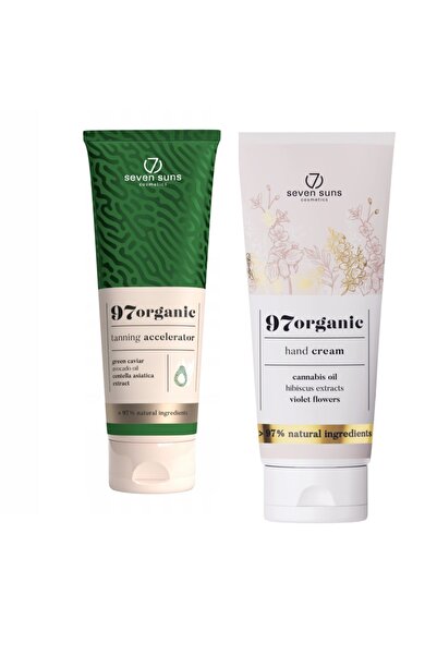 7suns 97organic Accelerator de Bronzare + Cremă de Mâini Gratuită 75ml