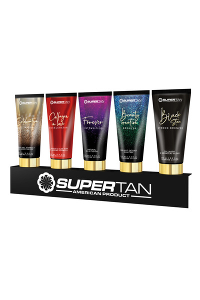 supertan Bandă publicitară pentru rafturi cosmetice