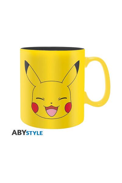 Abysse Nintendo: Pokemon – Cană cu chipul lui Pikachu (460ml) (ABYMUGA166/ABY...