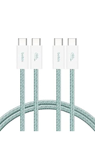 GENERAL كيبل شحن سريع ناعم ومرن ومضفر USB نوع سي إلى USB نوع سي 60 واط مناسب ...