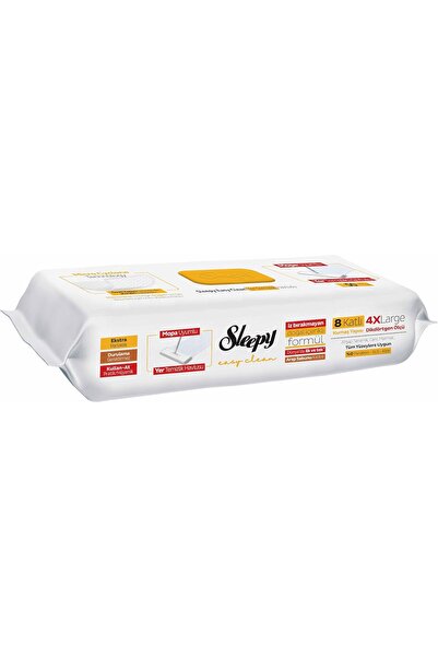 Sleepy Easy Clean Arap Sabunu Katkılı Mopa Uyumlu Yer Temizlik Havlusu&Mendili 3x50 (150 Yaprak)
