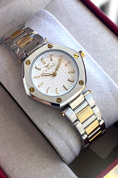 FERRO Women's wristwatch steel band waterproof 2 years warranty boxed