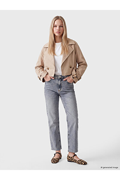 LC Waikiki Rmz Gi̇yi̇m Farkiyla Cropped Spanish Leg Women's Jean Pants